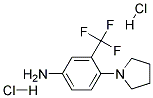 4-(1-PYRROLIDINYL)-3-(TRIFLUOROMETHYL)BEZENAMINE DIHYDROCHLORIDE Struktur