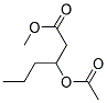 3-ACETOXYHEXANOIC ACID METHYL ESTER Struktur