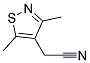 3,5-DIMETHYL-4-ISOTHIAZOLEACETONITRILE Struktur