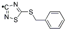 (5-BENZYLTHIO-1,2,4-THIADIAZOL-3-YL) Struktur
