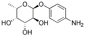 P-AMINOPHENYL-A-L-FUCOPYRANOSIDE Struktur