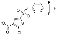 4-(TRIFLUOROMETHYL)PHENYL 5-CHLORO-4-NITROTHIOPHENE-2-SULFONATE, TECH Struktur