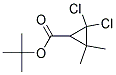 TERT-BUTYL 2,2-DICHLORO-3,3-DIMETHYLCYCLOPROPANE-1-CARBOXYLATE, TECH Struktur