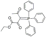 ETHYL 2,4-DIOXO-3-(1,1,1-TRIPHENYL-LAMBDA~5~-PHOSPHANYLIDENE)PENTANOATE, TECH Struktur