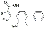 METHYL 3-AMINO-4-BIPHEN-4-YLTHIOPHENE-2-CARBOXYLATE Struktur