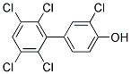 4-HYDROXY-2',3,3',5',6'-PENTACHLOROBIPHENYL Struktur