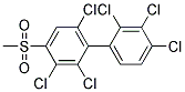 4-METHYLSULFONYL-2,2',3,3',4',6-HEXACHLOROBIPHENYL Struktur