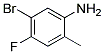 5-BROMO-4-FLUORO-2-METHYLANILIN Struktur