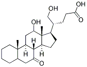 7-KETO-3A,12-A-DIHYDROXYCHOLANIC ACID Struktur