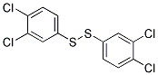 DI(3,4-DICHLOROPHENYL) DISULPHIDE Struktur