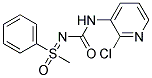 N-(2-CHLORO-3-PYRIDYL)-N'-(1-METHYL-1-OXO-1-PHENYL-LAMBDA~6~-SULPHANYLIDENE)UREA Struktur