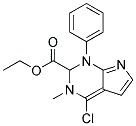 ETHYL 4-CHLORO-3-METHYL-1-PHENYL-1H-PYRROLO[2,3-D]PYRIMIDINE-2-CARBOXYLATE , TECH. Struktur