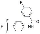 N-[4-(TRIFLUOROMETHYL)PHENYL]-4-FLUOROBENZAMID Struktur