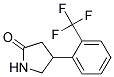 4-(2`-TRIFLUOROMETHYLPHENYL)-2-PYRROLIDINONE Struktur