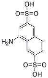 4-aminonaphthalene-2,6-disulphonic acid Struktur