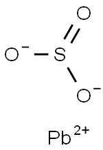 lead sulphite Struktur