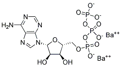 Adenosine 5'-triphosphate dibarium salt;Adenosine 5'-triphosphoric acid Ba2 salt;ATP-Ba2
 Struktur