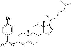 Cholesteryl-4-bromobenzoate Struktur