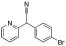 alpha-(P-BROMOPHENYL)-2-PYRIDYLACETONITRILE  Struktur