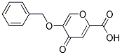 5-benzyloxy-4-pyrone-2-carboxylic acid  Struktur