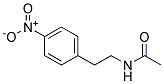 N-(4-nitrophenylethyl)acetamide  Struktur