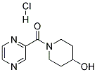 (4-Hydroxypiperidin-1-yl)pyrazin-2-yl-methanone hydrochloride Struktur