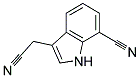 7-Cyanoindole-3-acetonitrile Struktur