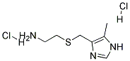 5-Methyl-4-(2-aminoethylthiomethyl)imidazole dihydrochloride Struktur