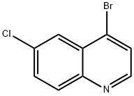 4-Bromo-6-chloroquinoline Struktur