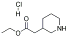 Ethyl 3-piperidineacetate hydrochloride Struktur