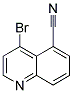 4-Bromo-5-cyanoquinoline Struktur