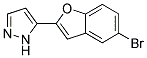 5-(5-BROMO-BENZOFURAN-2-YL)-1H-PYRAZOLE Struktur