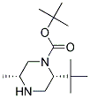 (2R,5R)-1-Boc-2-Tert-Butyl-5-Methyl-Piperazine Struktur