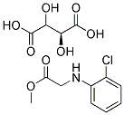 (S)-2-Chlorophenylglycine Methyl Ester Tartrate Struktur