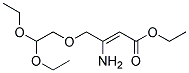 Ethyl 3-Amino-4-(2,2-Diethoxy-Ethoxy)Crotonate Struktur