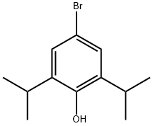 4-Bromo-2,6-Diisopropylphenol Struktur