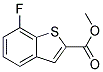 Methyl 7-fluorobenzo[b]thiophene-2-carboxylate Struktur