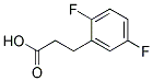 3-(2,5-Difluorophenyl)propanoic acid Struktur