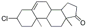 3-chloro-10,13-dimethyl-2,3,4,7,8,9,10,11,12,13,14,15,16,17-tetradecahydro-1H-cyclopenta[a]phenanthren-17-one Struktur