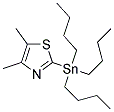 4,5-Dimethyl-2-(tributylstannyl)-1,3-thiazole Struktur