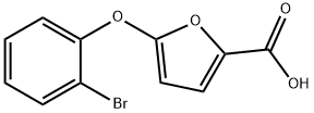 5-(2-Bromophenoxy)-2-furoic acid Struktur