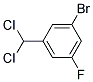 3-Bromo-5-fluorobenzal chloride Struktur