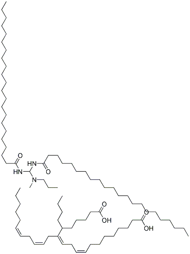 DIBEHENAMIDOPROPYLDIMETHYLAMINE DILINOLEATE Struktur