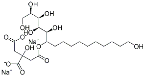 DISODIUM HYDROXYDECYL SORBITOL CITRATE Struktur