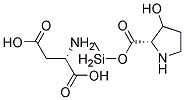 METHYLSILANOL HYDROXYPROLINE ASPARTATE Struktur