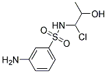 3-amino-N-(1-chloro-2-hydroxypropyl)benzenesulfonamide Struktur