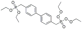 4'-(Diethoxy-phosphorylmethyl)-biphenyl-4-ylmethyl-phosphonicaciddiethylester Struktur