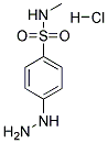 4-HYDROZINO-N-METHYL BENZENE SULPHONAMIDE HCL Struktur