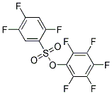 PENTAFLUOROPHENYL 2,4,5-TRIFLUORO-BENZENESULFONATE 97% Struktur