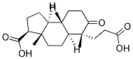 (3S,3AS,5AS,6R,9AS,9BS)-6-(2-CARBOXY-ETHYL)-3A,6-DIMETHYL-7-OXO-DODECAHYDRO-CYCLOPENTA[A]NAPHTHALENE-3-CARBOXYLIC ACID Struktur